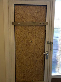 Door Board Up North london